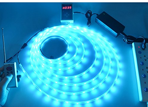 Firsts 32.8 Fuß Dream Magic Colors RGB-LED-Streifenlichter, adressierbar, WS 2811 ICS-Steuerung, 5050 SMD, wasserdicht, optional + RF-Fernbedienung + 6 A Netzteil (10 m, 32.8 Fuß Komplettset) Firsts 32.8 Fuß Dream Magic Colors RGB-LED-Streifenlichter, adressierbar, WS 2811 ICS-Steuerung, 5050 SMD, wasserdicht, optional + RF-Fernbedienung + 6 A Netzteil (10 m, 32.8 Fuß Komplettset)
