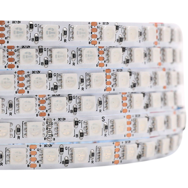 12V 8mm 480LEDs 5050 LED RGB-Streifen 5m pro Rolle
