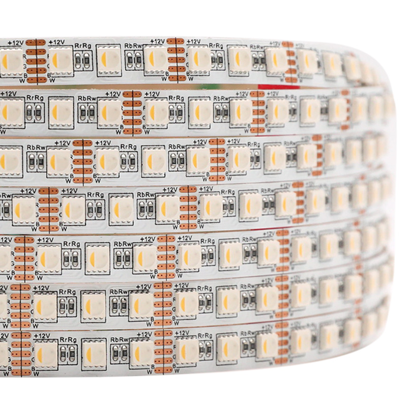12V 8mm úzký LED pásek 600 SMD 4040 RGBW