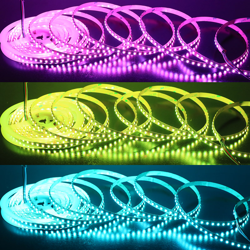 12V 8mm Narrow Dense 600 SMD 4040 RGBW LED Strip Light