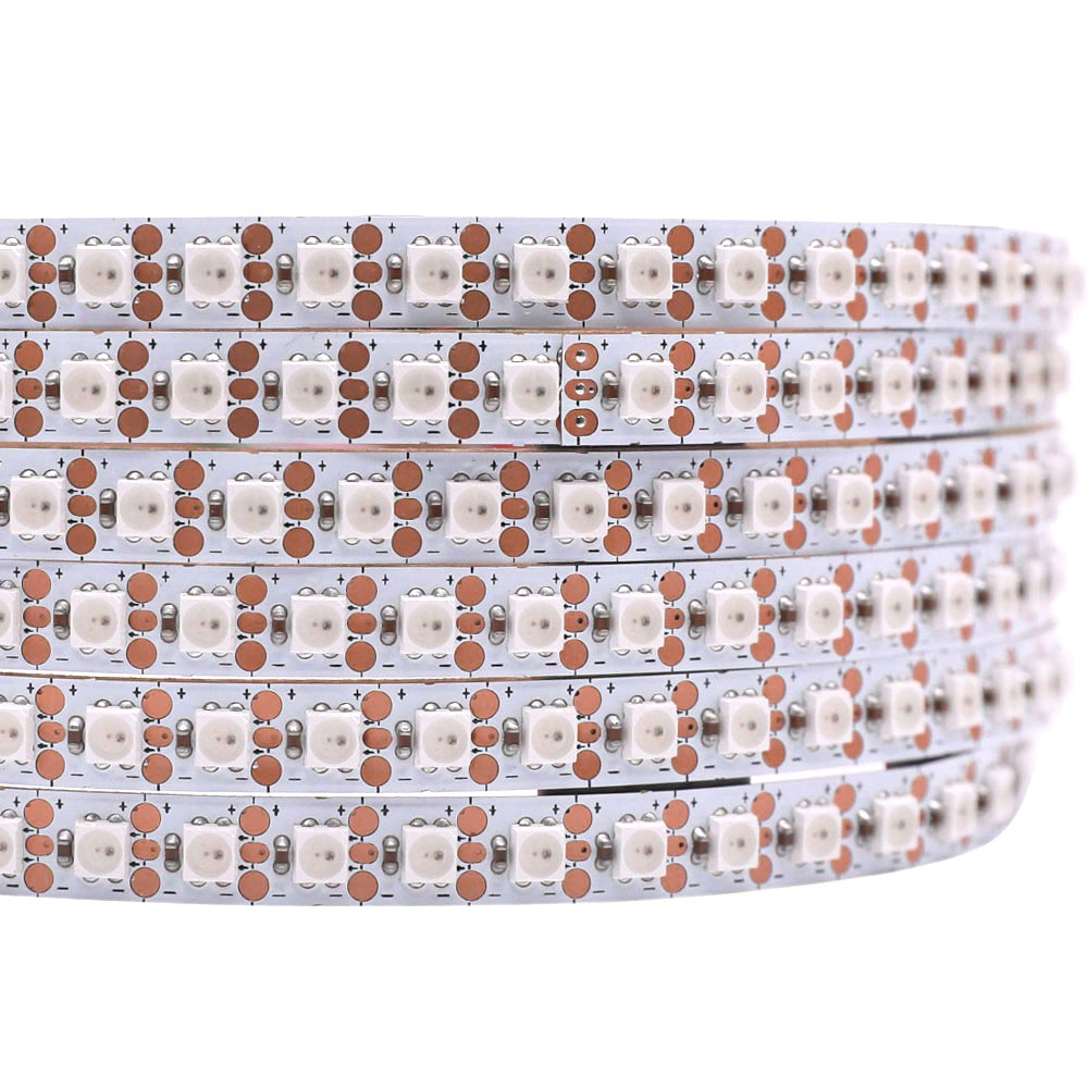 Ultra tenký 7mm široký SK6812 3535SMD DC5V digitální inteligentní adresovatelný RGB LED páskový světlo, 144 LED/m, 3.28-6.56 stop na prodej Ultra tenký 7mm široký SK6812 3535SMD DC5V digitální inteligentní adresovatelný RGB LED páskový světlo, 144 LED/m, 3.28-6.56 stop na prodej