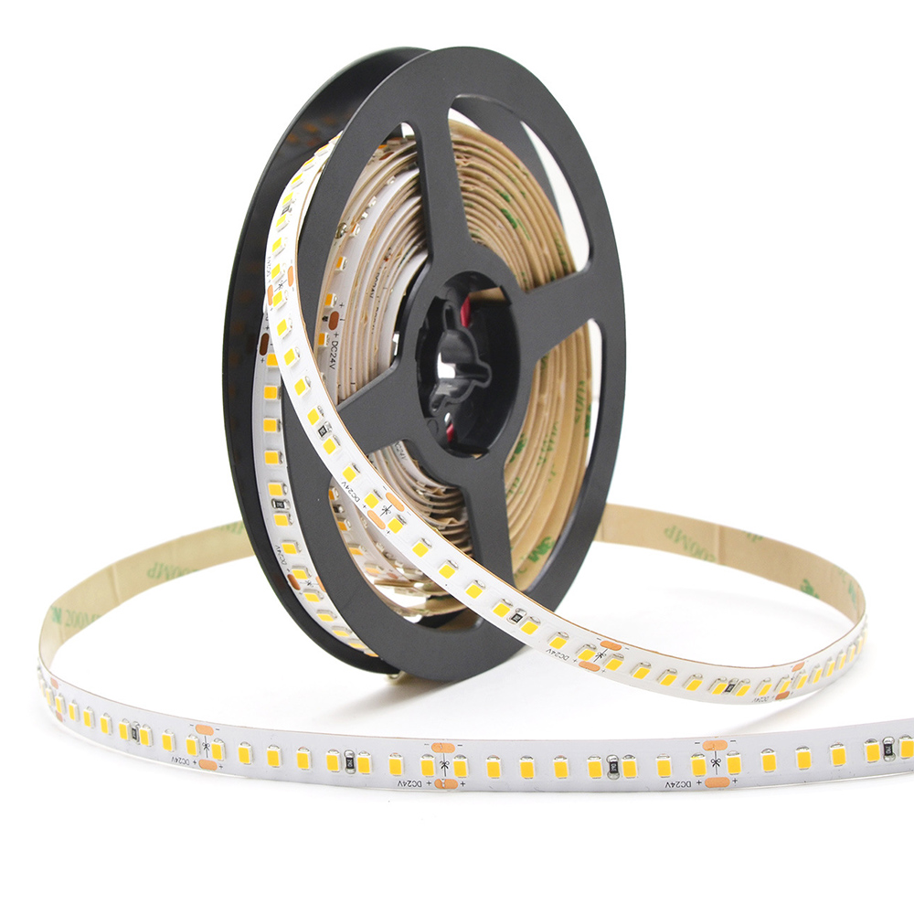 Vysoce účinné konstantní napětí 2835SMD 160LEDs/M flexibilní LED páskové osvětlení – DC24V bílé LED světlo