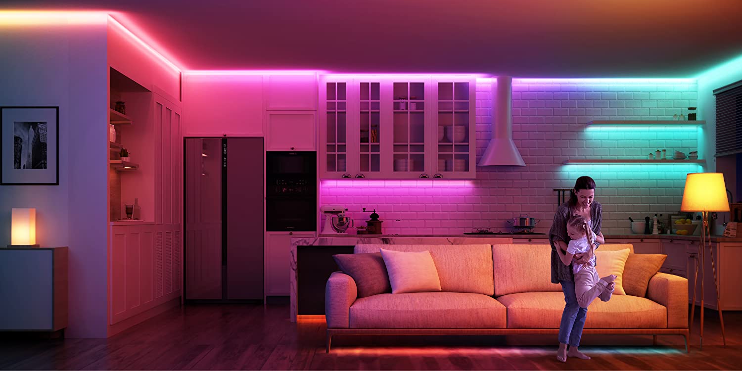 65ft adresovatelná LED pásková světla