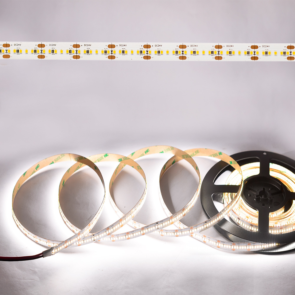 Hochhelle 2216SMD 300LEDs/M weiße flexible LED-Bandleuchten – DC24V Hochhelle 2216SMD 300LEDs/M weiße flexible LED-Bandleuchten – DC24V