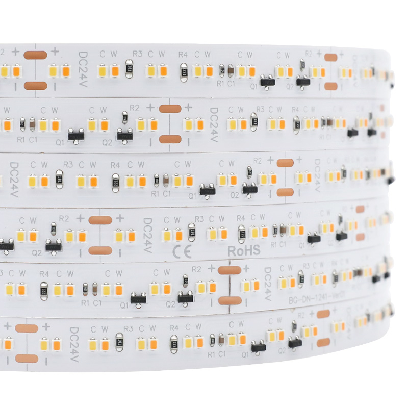 24V 2216 2Wire Dim to Warm LED Strip 1800K až 3000K 24V 2216 2Wire Dim to Warm LED Strip 1800K až 3000K