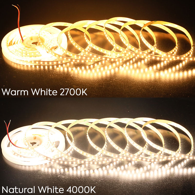 3014 240LEDs/m laditelné bílé LED páskové světlo 24V 8mm 3014 240LEDs/m laditelné bílé LED páskové světlo 24V 8mm