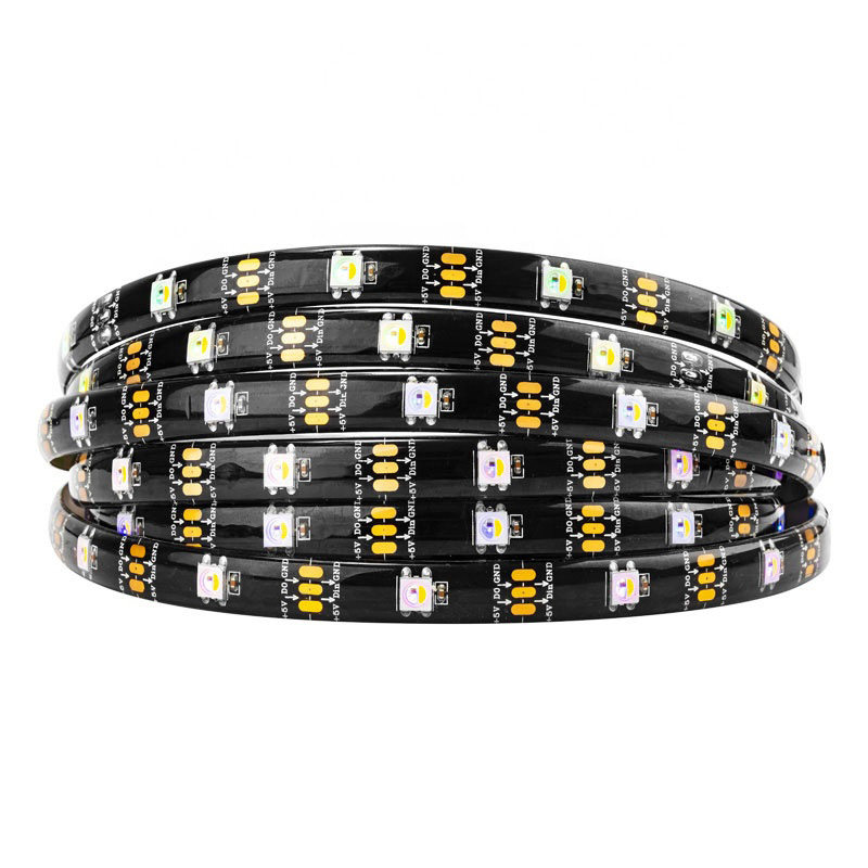 SK6812 RGBW/WWA 30LEDS/M DC5V 10MM breite digitale, intelligent adressierbare LED-Streifenlichter – 5m/16.4ft pro Rolle