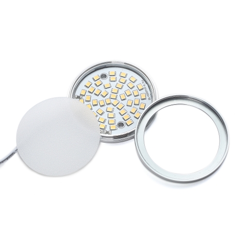DC12V 2W/PCS 6PCS Tageslicht-/Warmweiß-LED-Unterschrank-Puck-Beleuchtungsset DC12V 2W/PCS 6PCS Tageslicht-/Warmweiß-LED-Unterschrank-Puck-Beleuchtungsset