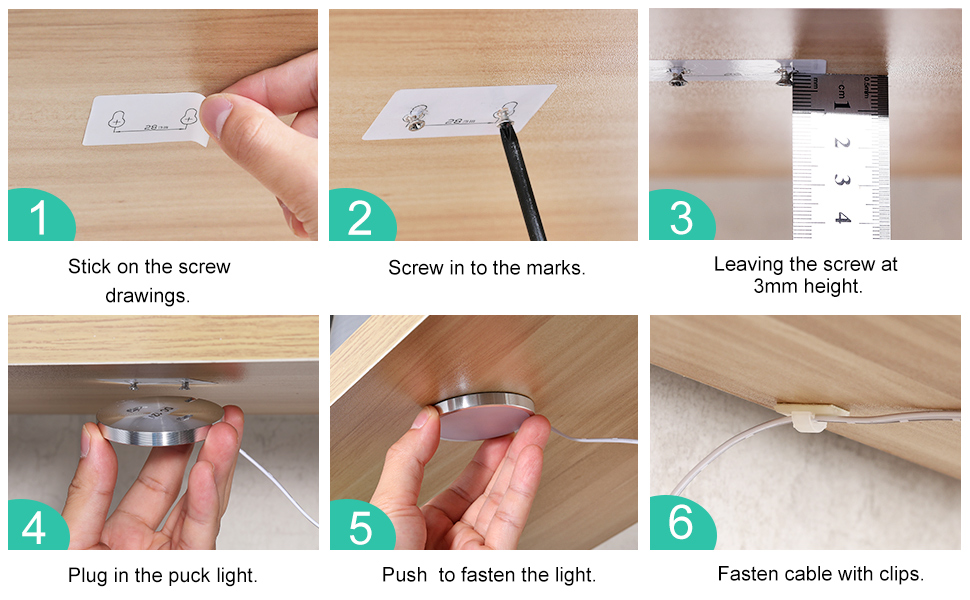 How to use LED puck lights