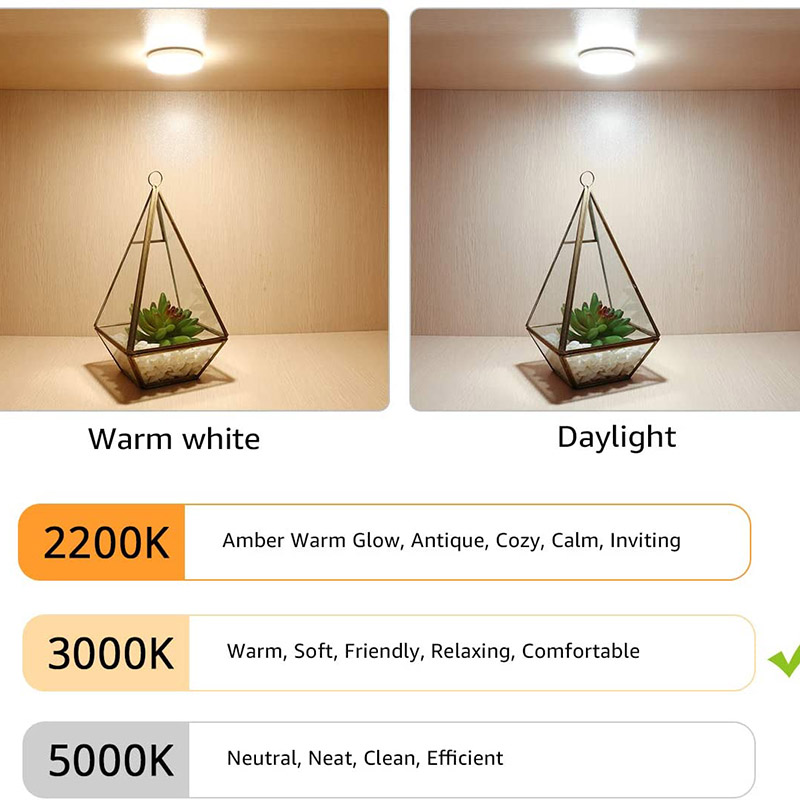 DC12V 2W/PCS 6PCS Denní světlo/teplá bílá LED sada osvětlení pod skříň, s otočným stmívačem DC12V 2W/PCS 6PCS Denní světlo/teplá bílá LED sada osvětlení pod skříň, s otočným stmívačem
