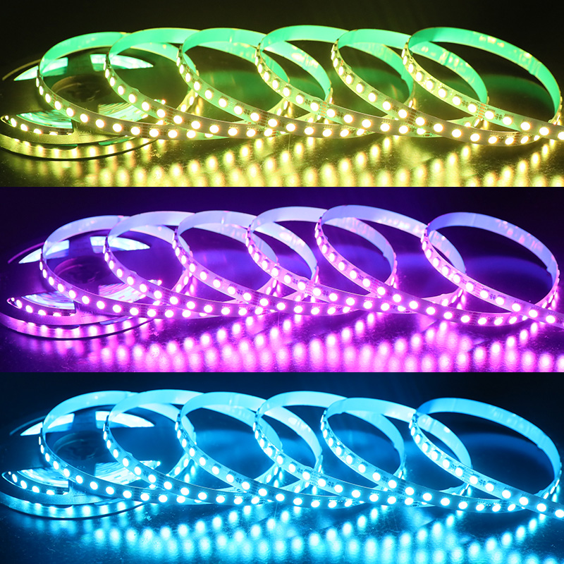 24V 10mm 4 In 1 RGBW LED Strip 480 Lights 16ft Roll