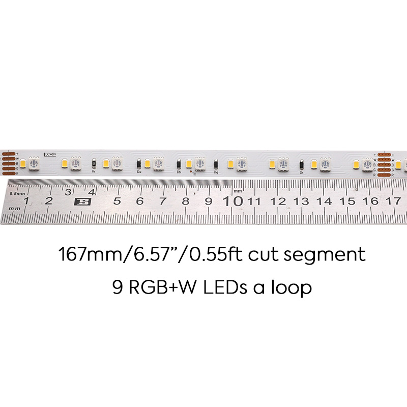 48V Super dlouhé 40m 130ft RGB W LED pásy Světla – 5050 RGB + 2835 bílá 48V Super dlouhé 40m 130ft RGB W LED pásy Světla – 5050 RGB + 2835 bílá