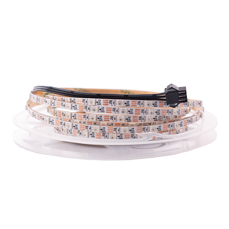 4mm WS2812B LED pásková světla, 1m/3.28ft, IP20/IP67 vodotěsná 4mm WS2812B LED pásková světla, 1m/3.28ft, IP20/IP67 vodotěsná