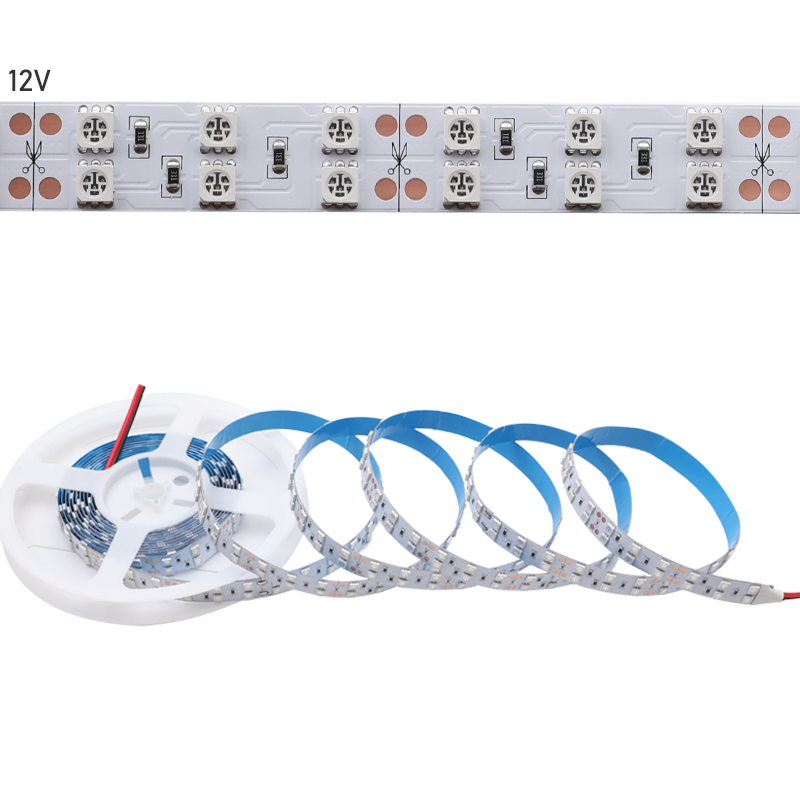 5050 Double Row Bright Deep Red Light 660nm LED pásek 5050 Double Row Bright Deep Red Light 660nm LED pásek