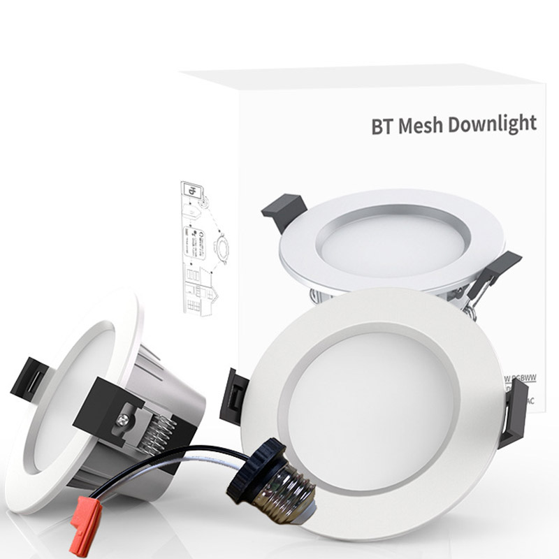 5W zapuštěné LED podsvícení RGB+CCT Bluetooth Smart Control Změna barvy 5W zapuštěné LED podsvícení RGB+CCT Bluetooth Smart Control Změna barvy