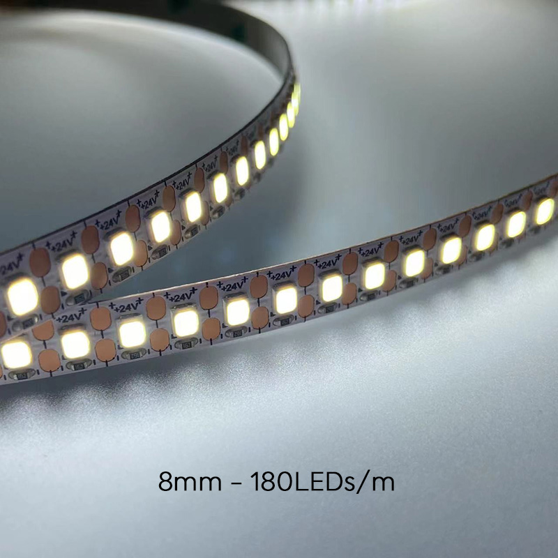 8mm 900LEDs Density Per LED Cuttable 24V 2835 LED Strip Light