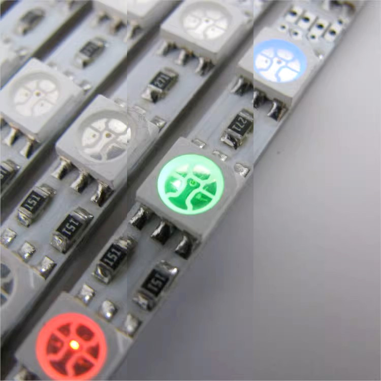 Mini 23palcový 5mm malý 5050 RGB LED světelný pruh Pevný 12V