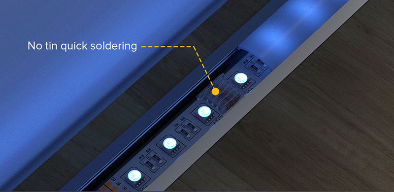 PCB to PCB led strip connector