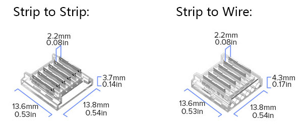 6Pin-Corner-L-Shape-SMD-LED-RGBCCT-Connector