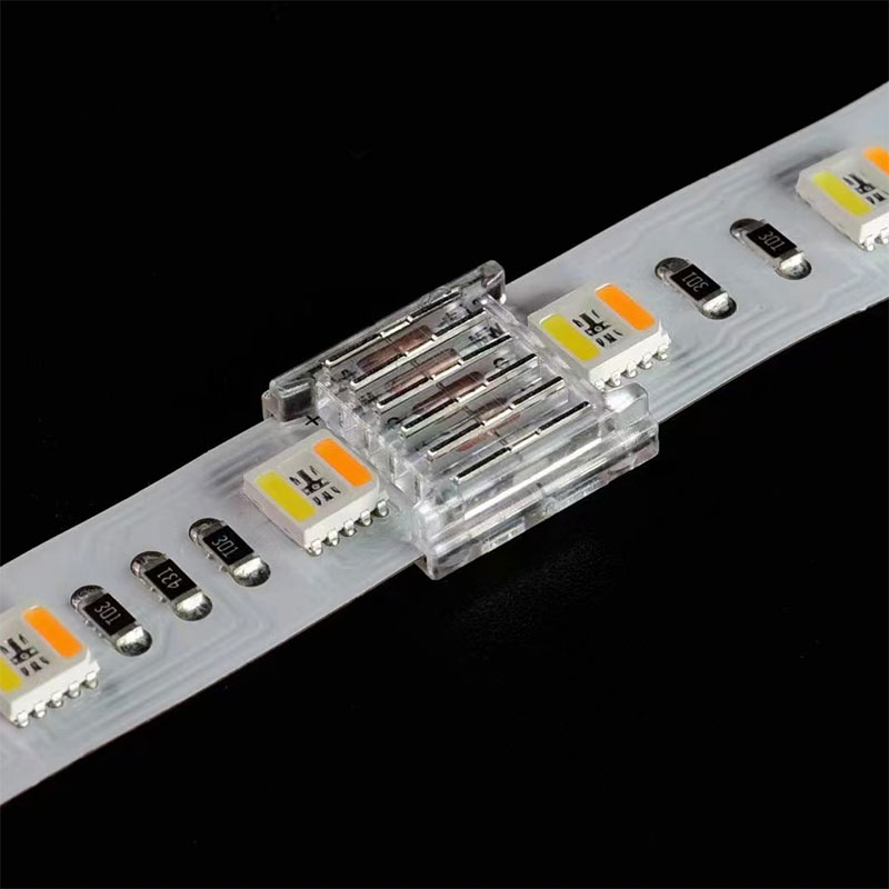 6kolíkový konektor SMD RGBCCT LED světelného proužku pro 12 mm, strip to strip / strip to wire 6kolíkový konektor SMD RGBCCT LED světelného proužku pro 12 mm, strip to strip / strip to wire