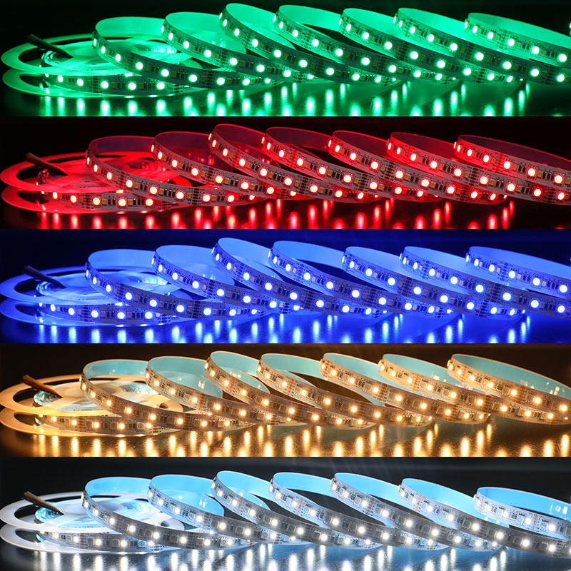 60 5050 RGB+60 2835 2In1 CCT 12mm RGB CCT LED Strip