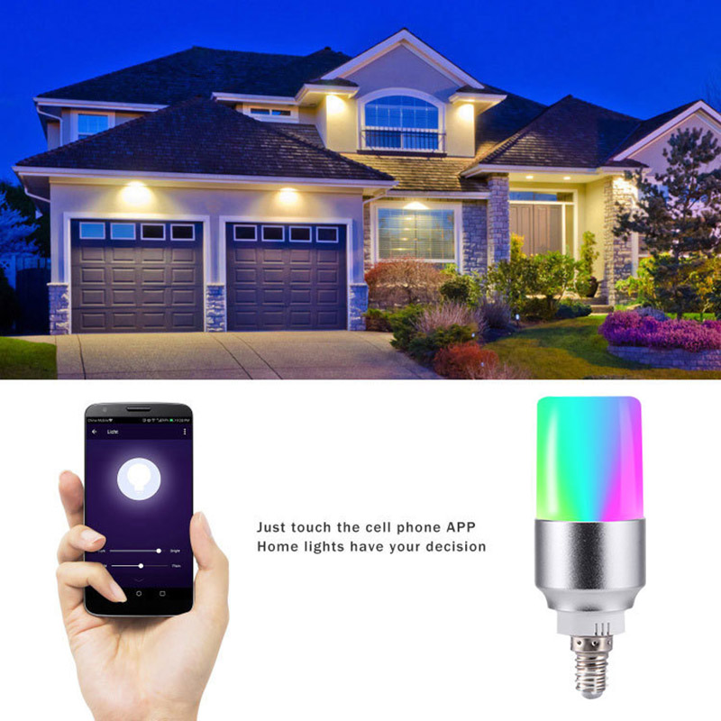 E27 6W RGBW Alexa Voice WiFi válcová LED žárovka LED žárovka s teplým bílým stmíváním, úsporná žárovka se stmíváním, AC 85-265V, APP Dálková žárovka LED s dlouhým dosahem E27 6W RGBW Alexa Voice WiFi válcová LED žárovka LED žárovka s teplým bílým stmíváním, úsporná žárovka se stmíváním, AC 85-265V, APP Dálková žárovka LED s dlouhým dosahem