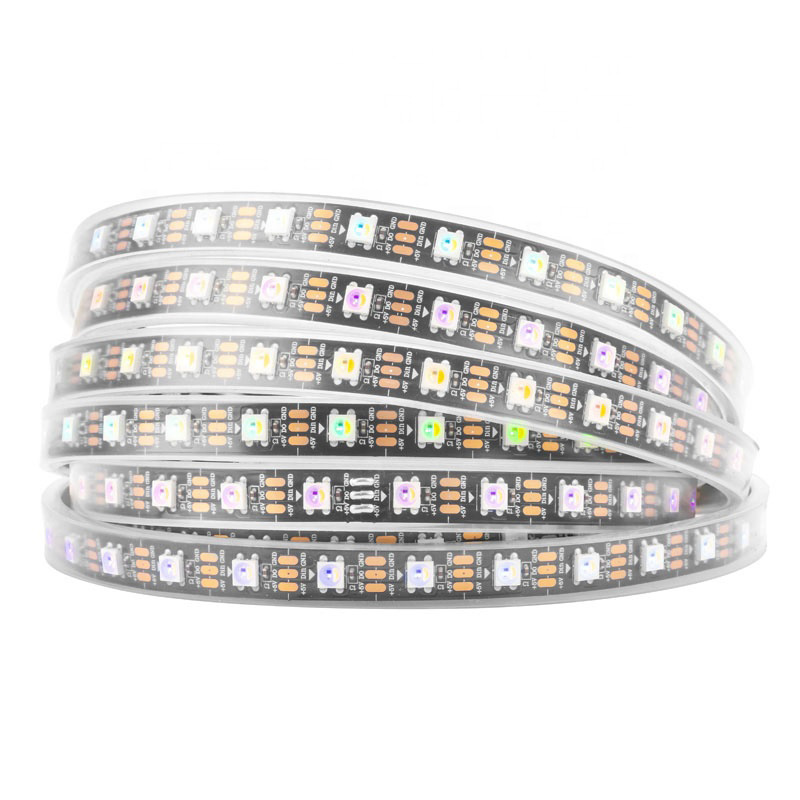 SK6812 RGBW/WWA 72LEDS/M DC5V 10MM breite digitale, intelligent adressierbare LED-Streifenlichter – 5m/16.4ft pro Rolle