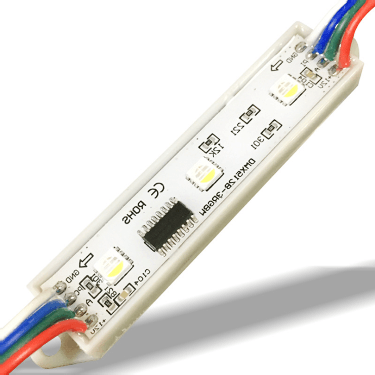 DC12V 0.96W Vodotěsné IP66 5050SMD Plnobarevné RGBW DMX LED moduly Řetězová světla DC12V 0.96W Vodotěsné IP66 5050SMD Plnobarevné RGBW DMX LED moduly Řetězová světla