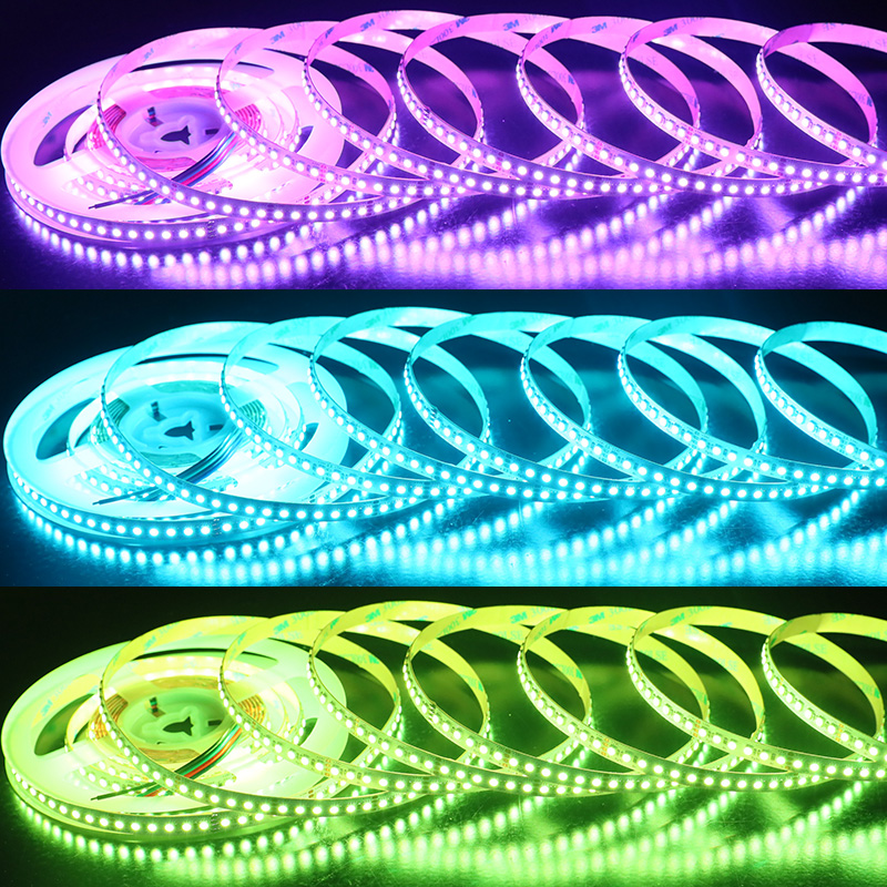 8mm 2835 RGB LED Strip Light 168 Per Meter Highest Density