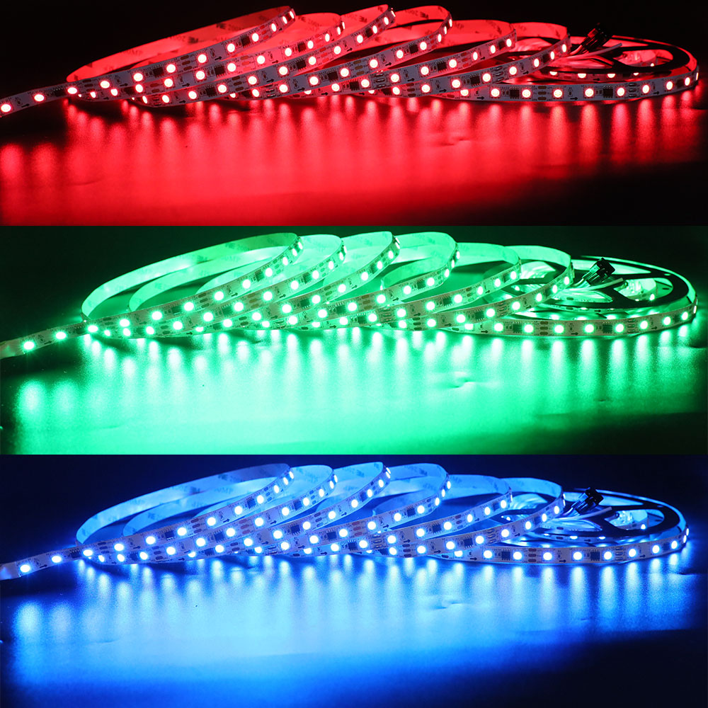 APA102 Vícebarevné LED páskové světlo 60LED/m, 12V 5050 RGB LED APA102 Vícebarevné LED páskové světlo 60LED/m, 12V 5050 RGB LED