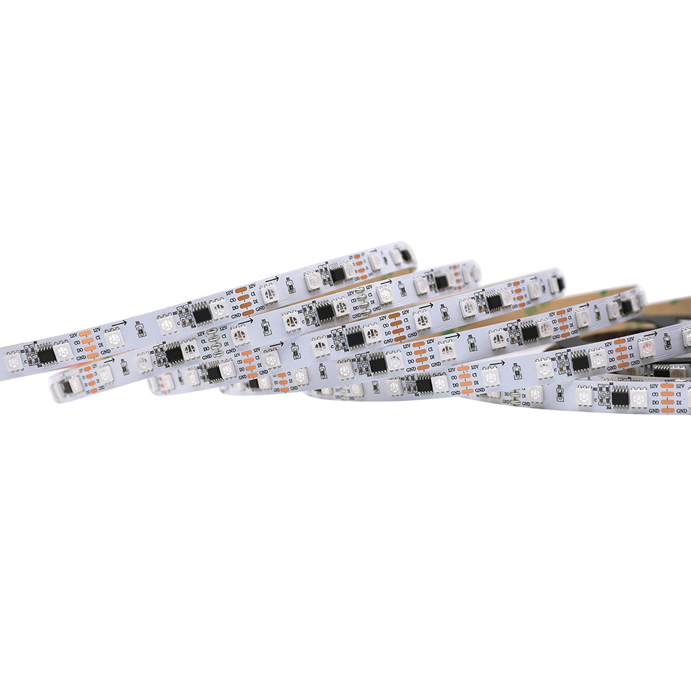 APA102 Vícebarevné LED páskové světlo 60LED/m, 12V 5050 RGB LED APA102 Vícebarevné LED páskové světlo 60LED/m, 12V 5050 RGB LED