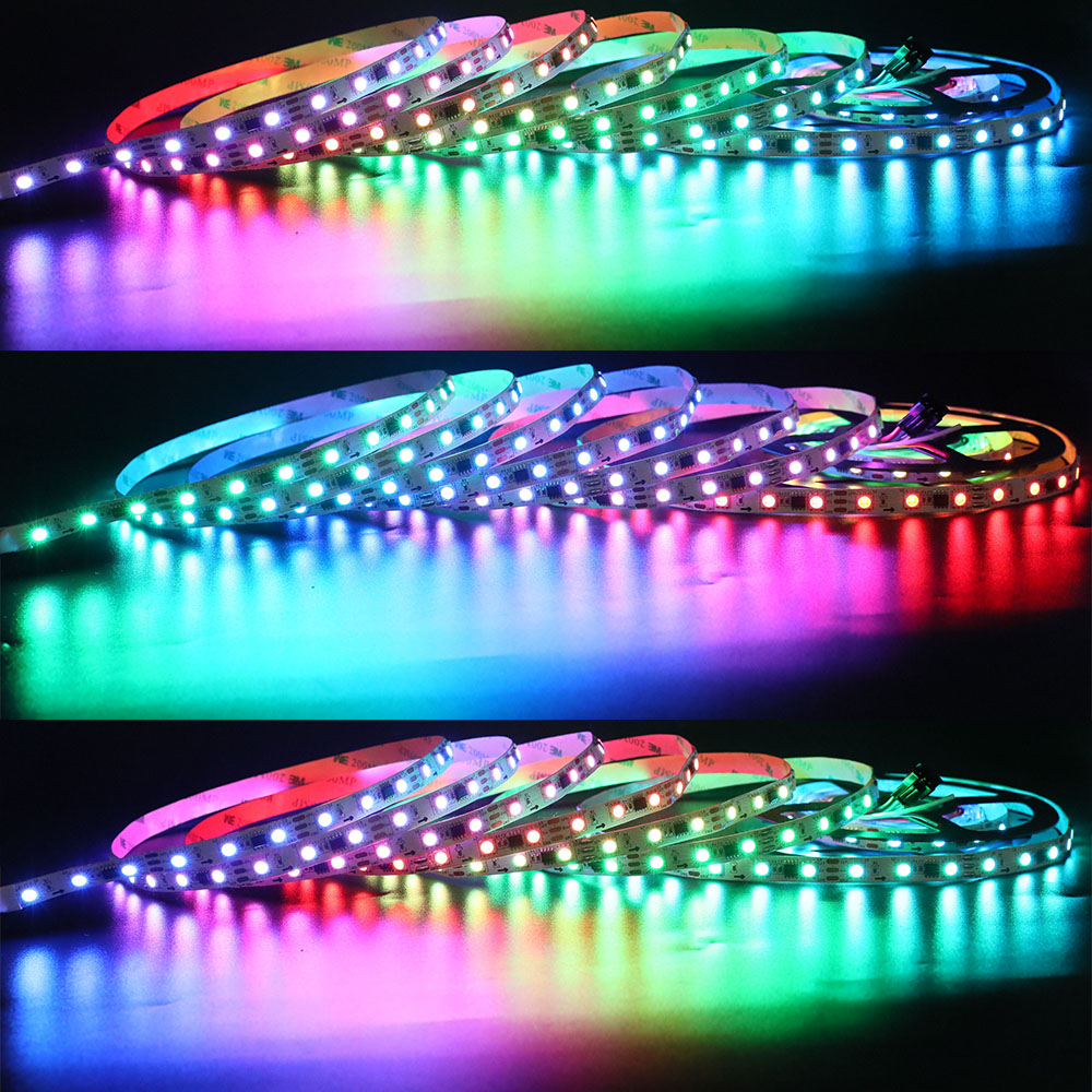 APA102 Vícebarevné LED páskové světlo 60LED/m, 12V 5050 RGB LED APA102 Vícebarevné LED páskové světlo 60LED/m, 12V 5050 RGB LED