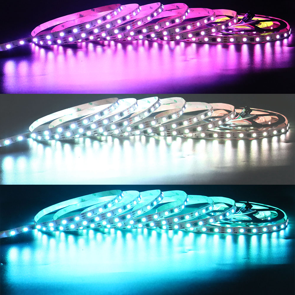 APA102 Vícebarevné LED páskové světlo 60LED/m, 12V 5050 RGB LED APA102 Vícebarevné LED páskové světlo 60LED/m, 12V 5050 RGB LED
