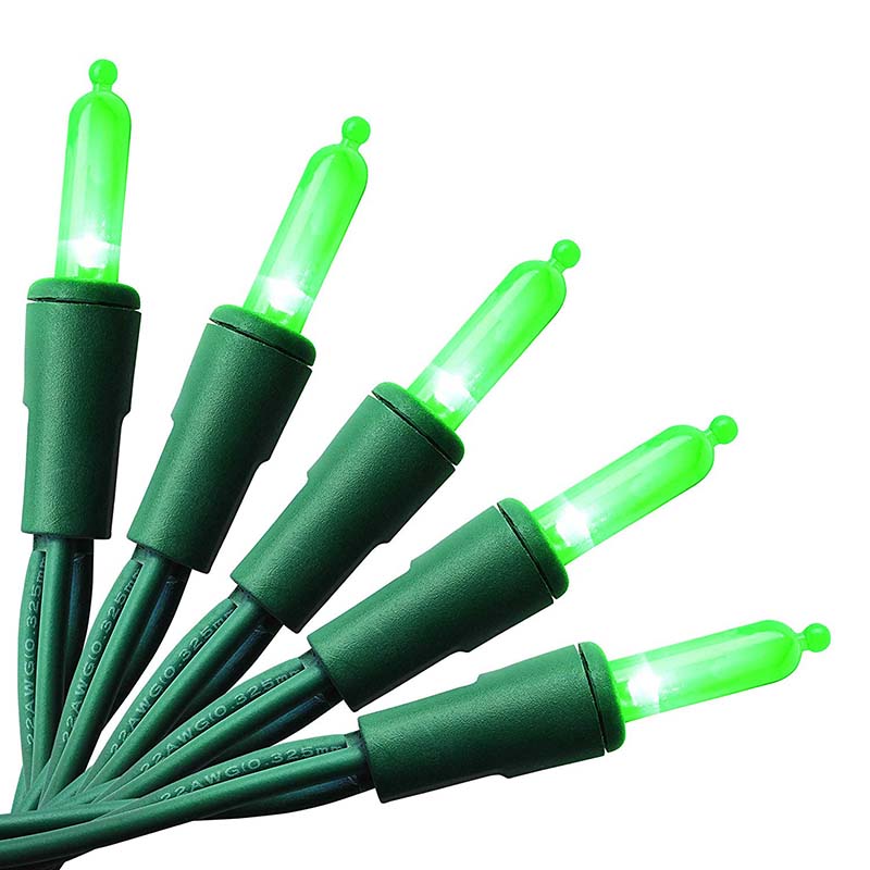 Außen-/Innen-HM5-LED-Leuchte, 50 Glühbirnen pro 16.3-Fuß-Set, grün