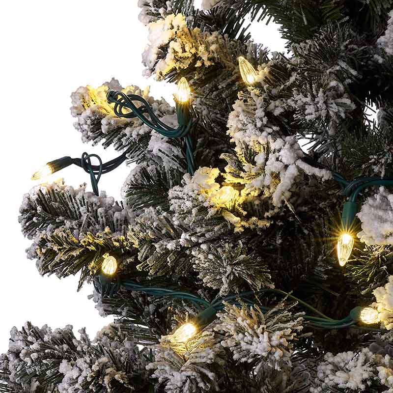 Venkovní/vnitřní vánoční osvětlení Celkem 25 LED žárovek C9, teplá bílá Venkovní/vnitřní vánoční osvětlení Celkem 25 LED žárovek C9, teplá bílá