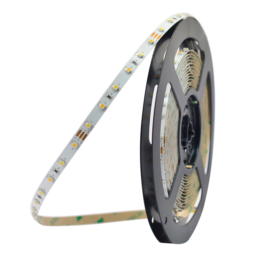 Farbtemperatur Reinweiß + Warmweiß Serie DC12V 3528SMD 300LEDs Flexibler LED-Streifen – 16.4 Fuß pro Rolle
