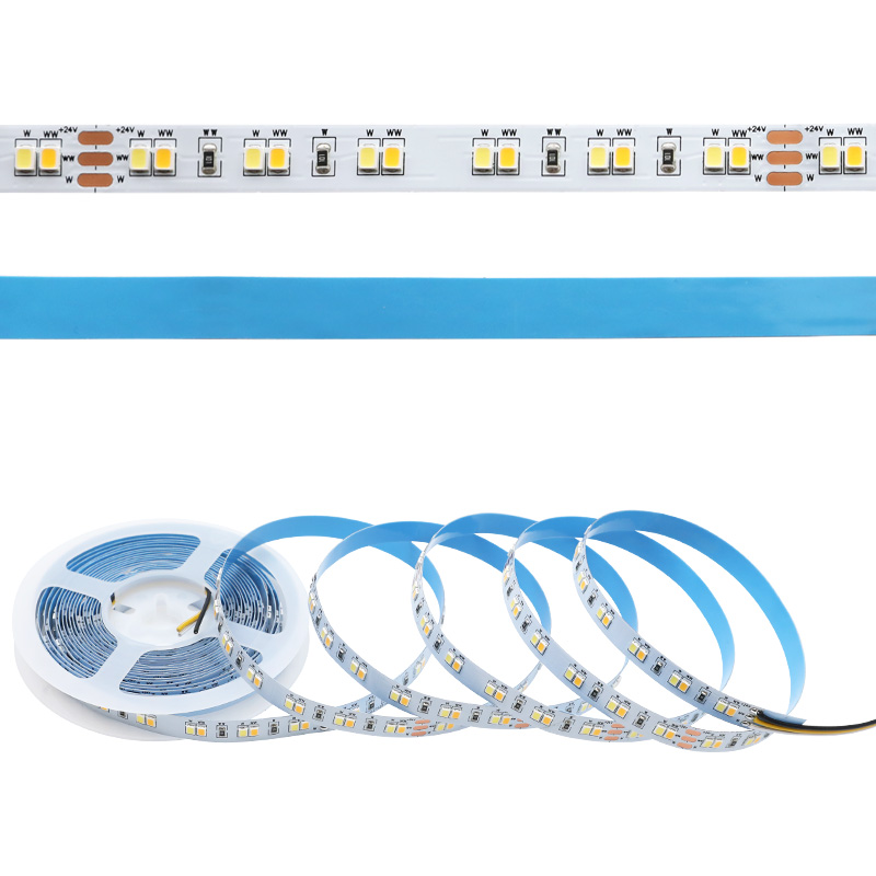 DC12V/24V 2835SMD 600LED Flexibilní LED pásy - Řada Pure White+Teplo White DC12V/24V 2835SMD 600LED Flexibilní LED pásy - Řada Pure White+Teplo White