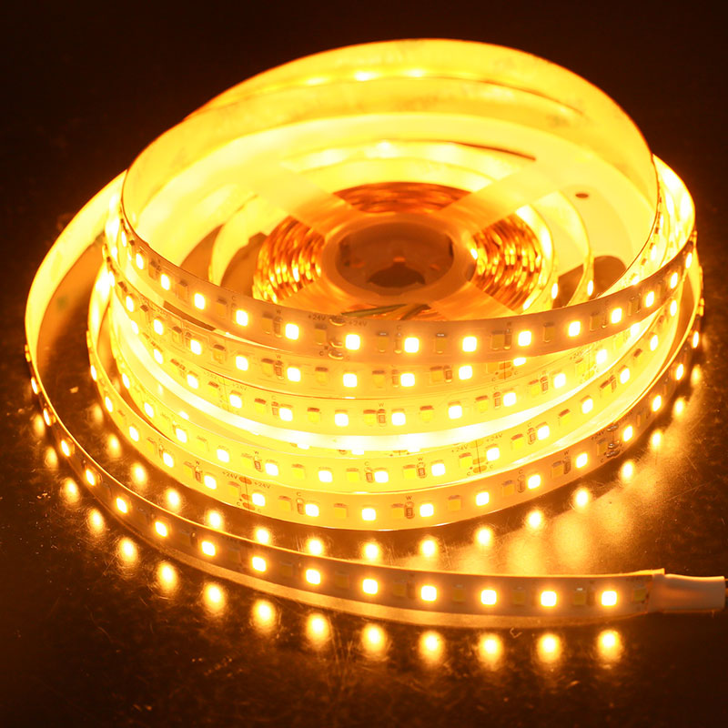 DC24V 2835SMD 840LEDs CCT LED páskové světlo – čistě bílá + teplá bílá DC24V 2835SMD 840LEDs CCT LED páskové světlo – čistě bílá + teplá bílá