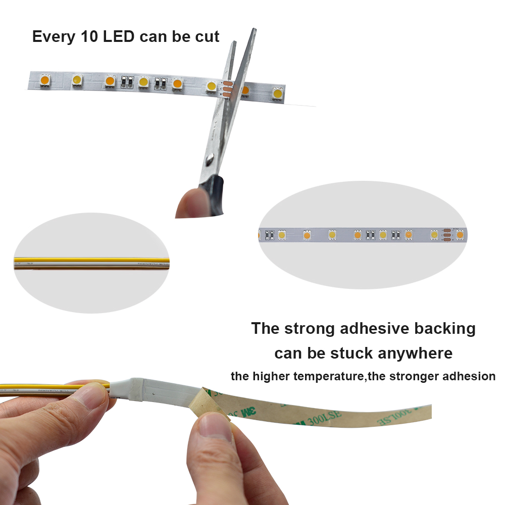 DC12V/24V 5050SMD 300LEDs Flexibles CCT-LED-Lichtband – Serie Reinweiß + Warmweiß, superhell DC12V/24V 5050SMD 300LEDs Flexibles CCT-LED-Lichtband – Serie Reinweiß + Warmweiß, superhell