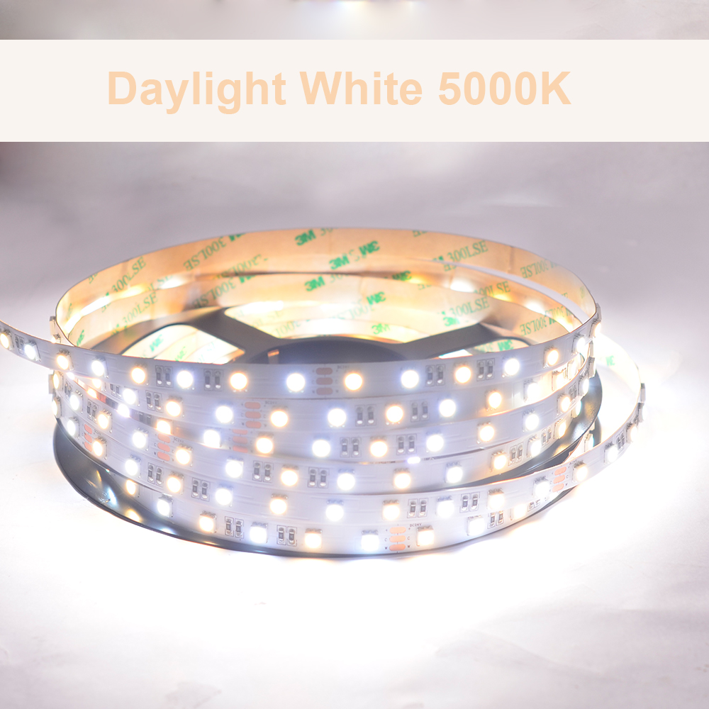 DC12V/24V 5050SMD 300LEDs Flexibles CCT-LED-Lichtband – Serie Reinweiß + Warmweiß, superhell DC12V/24V 5050SMD 300LEDs Flexibles CCT-LED-Lichtband – Serie Reinweiß + Warmweiß, superhell