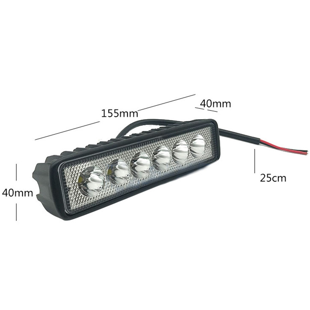 DC12-24V 6LED 18W 6palcová pracovní svítilna do auta LED reflektory pro nákladní vozidla upravené lampy Ultratenké proužky DC12-24V 6LED 18W 6palcová pracovní svítilna do auta LED reflektory pro nákladní vozidla upravené lampy Ultratenké proužky