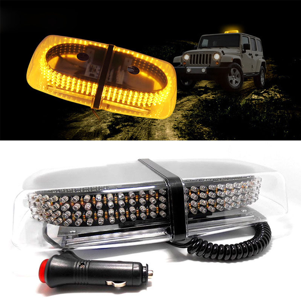 DC12-24V 240LED 24W Blitzlicht Auto Decke Mini Kurze Reihe Warnleuchte Hygiene Dach Rotierendes Blitzlicht Bernsteingelbes Licht DC12-24V 240LED 24W Blitzlicht Auto Decke Mini Kurze Reihe Warnleuchte Hygiene Dach Rotierendes Blitzlicht Bernsteingelbes Licht