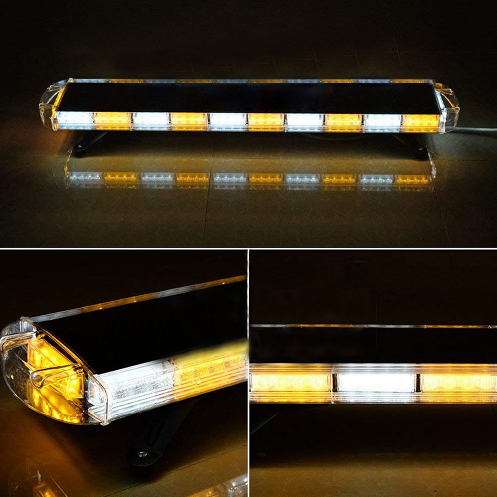 DC12-24V 88LED 88W 47palcové výstražné světlo pro dlouhou řadu automobilu ultratenké se stroboskopickým světlem Dopravní technika Světla otevřeného okruhu na střeše auta