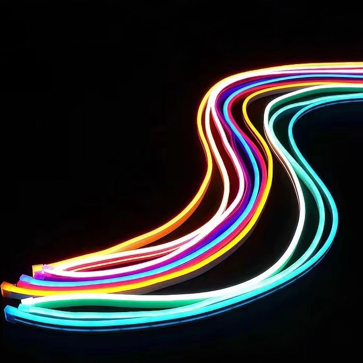 DC12V Super Narrow 6*12mm SMD2835 Single Color Flexible  Neon LED Tube Lights, 120LEDs/m 1m/3.28Ft Per roll