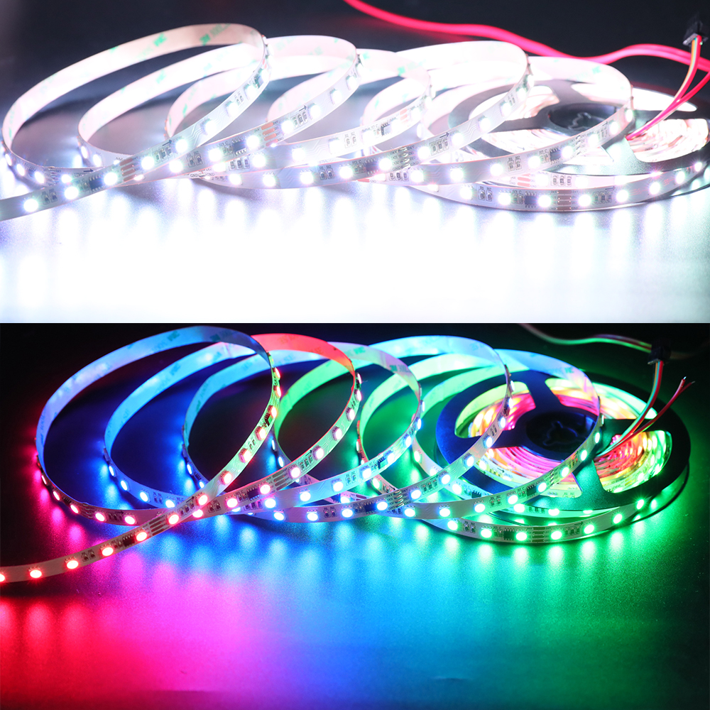 DC12-24V 10*23mm Top-Emitting Silicone Addressable Neon Digital LED Tube  Light With WS2818 Dream Color Programmable Flexible LED Strip Lights,  5m/16.4Ft Per roll [DCFLS-NEON-12V-WS2818]