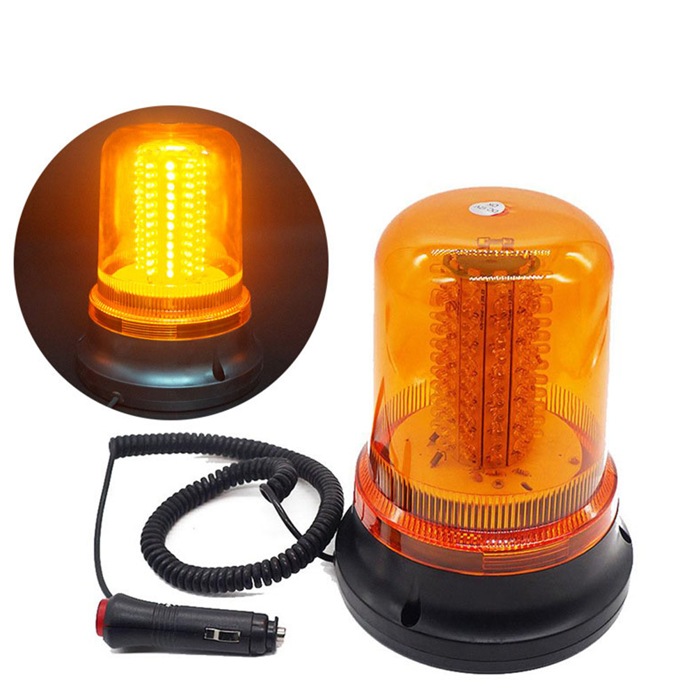 DC12V/24V 120LEDs 12W výstražné světlo do auta Bezpečnost nouzové vozidlo Magnetické otočné světlo Stroboskop Střešní světlo