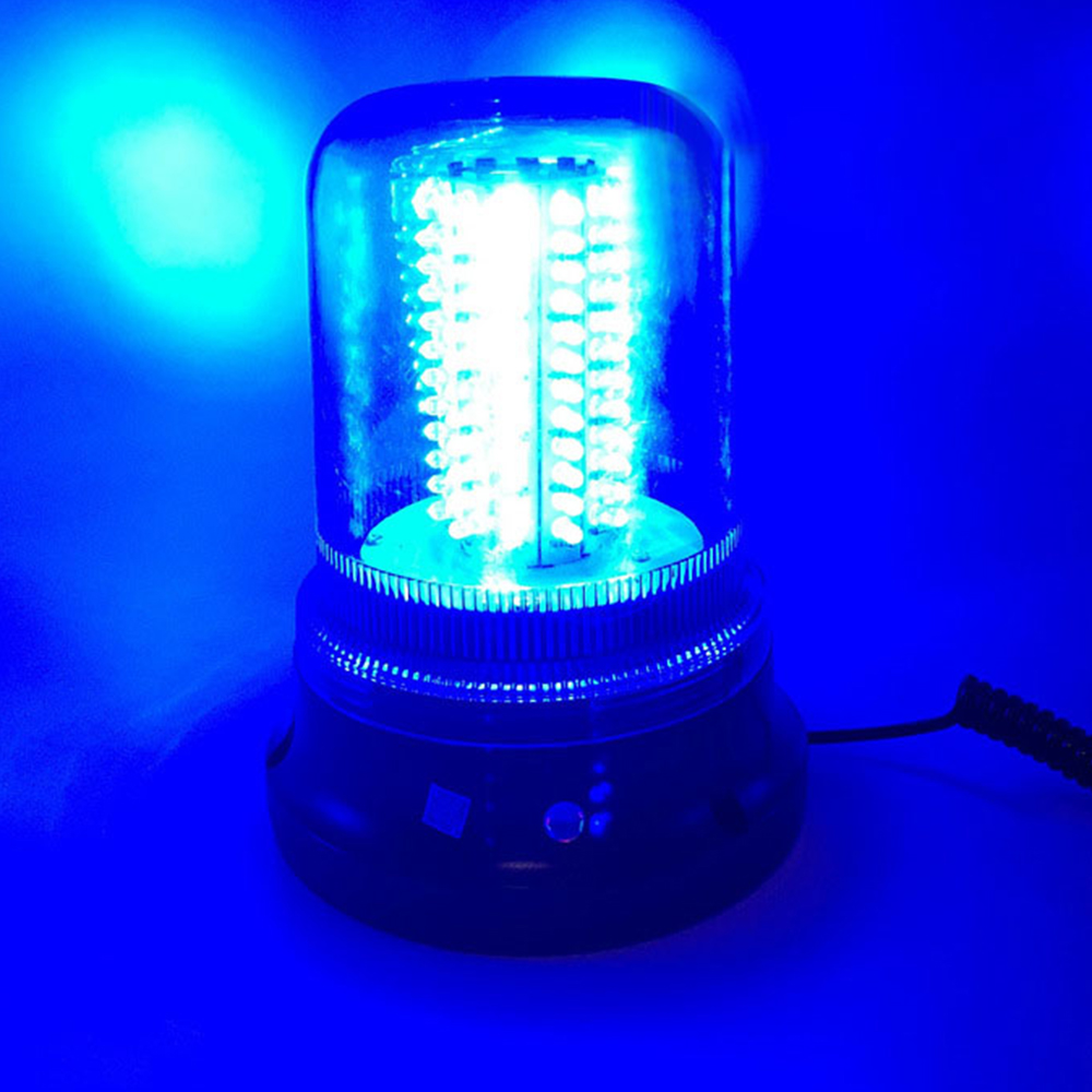 DC12V/24V 120LEDs 12W výstražné světlo do auta Bezpečnost nouzové vozidlo Magnetické otočné světlo Stroboskop Střešní světlo
