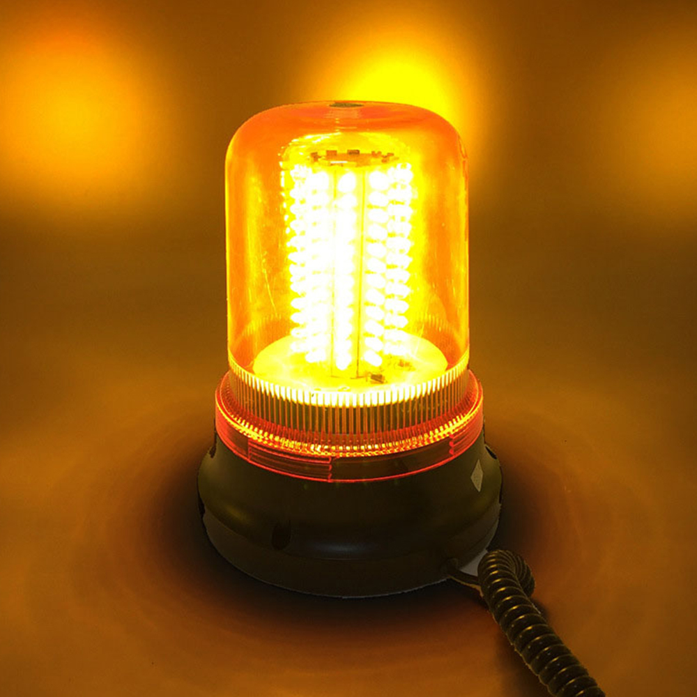 DC12V/24V 120LEDs 12W výstražné světlo do auta Bezpečnost nouzové vozidlo Magnetické otočné světlo Stroboskop Střešní světlo
