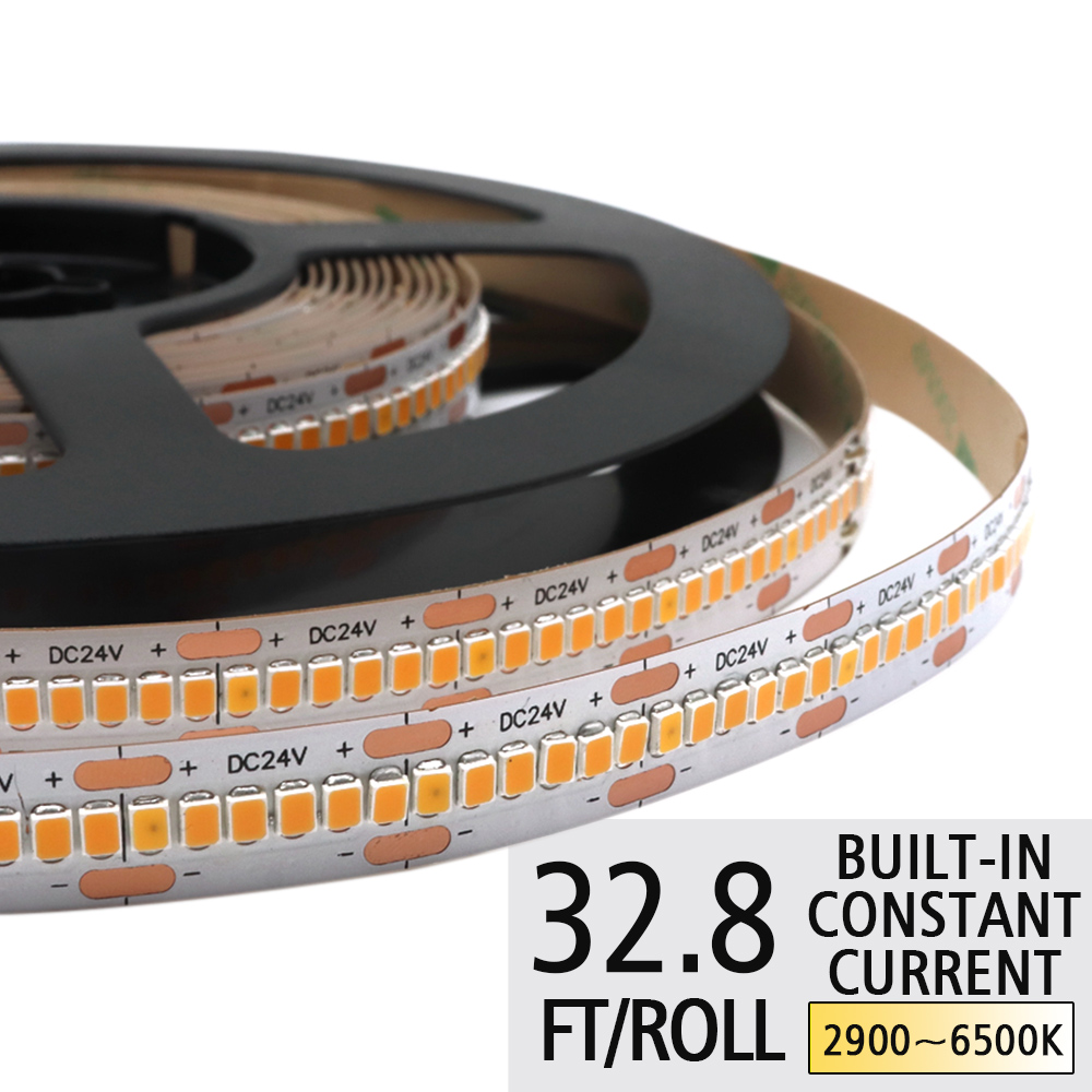 DC24V 2835SMD 95 High CRI LED lanové světlo - Vestavěná LED s konstantním proudem - 300 LED/M