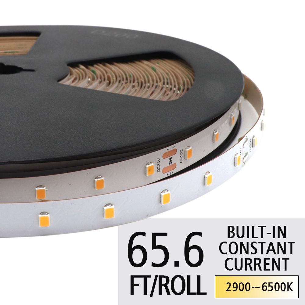 DC24V 2835SMD 95 CRI LED 60LEDs/M Flexibilní pásková světla - Vestavěné LED pásy s konstantním proudem